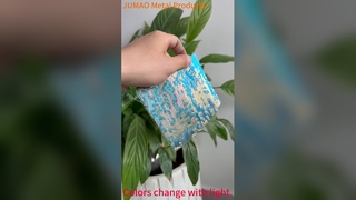 Kleurrijke metalen raamschermen Decoratieve draadgaas Verloopkleur vervaagt kleur