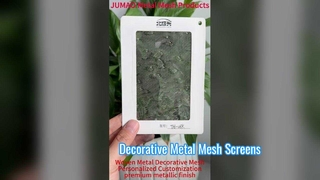 Geweven metalen gaas Decoratief gaas Kamerpartitie Raamscherm Insectenscherm
