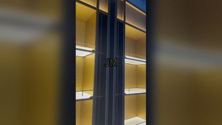 Metalen gaas voor kast- of kastdecoratie