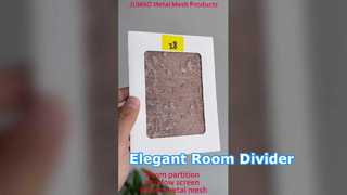 Geweven metalen gaas gaas scheidingswand decoratief raamscherm binnen