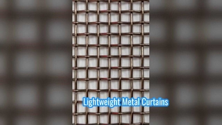 Video met details van metaalgeweven gaas