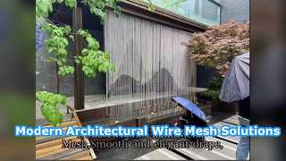 Moderne decoratieve architectonische gaasoplossingen