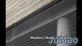 Metalen spiraalgordijnen modern design