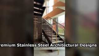 Geplooide geweven metalen gaastrap Architectonisch gaas Decoratieve gaastrapleuning