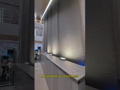 Roestvrij stalen watergordijn, elegant ontwerp