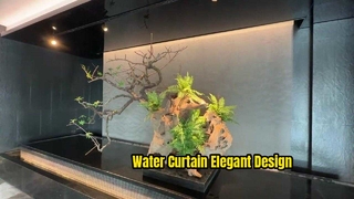 Roestvrij stalen watergordijn Elegant modern ontwerp