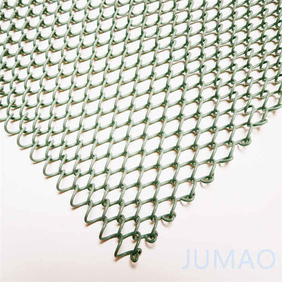 Groen geglavaniseerd roestvrij staal metalen gaas gordijnen coil draperies
