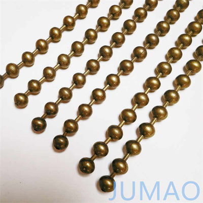 10 mm stalen metalen balgordines Bronzen gortines met gouden kralen