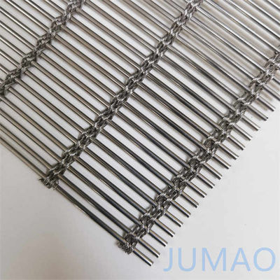 SS304 Mesh Cladding Panels Screen Facades Architectonische
