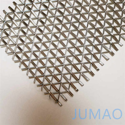 Gepersonaliseerd SS316 Architectonisch metalen gaas Chroom staal