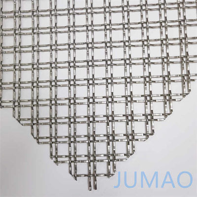 SS304 roestvrij staal architectonisch geweven metalen mesh panelen decoratief OEM