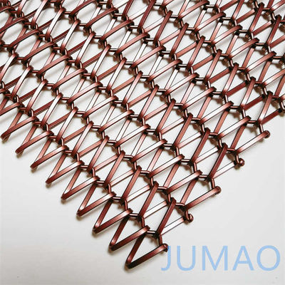 OEM Decorative Wire Mesh Mesh Room Divider voor gevels