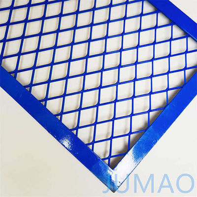 Blauw uitgebreide decoratieve draadnetkasten buiten