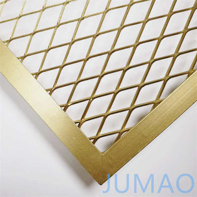 Champagne Gold Architectonisch uitgebreid metaal koperen mesh