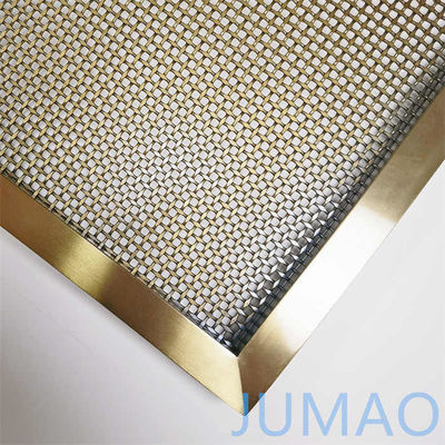 Architecturale metalen wandpartities Metalen scheidspanelen Goud