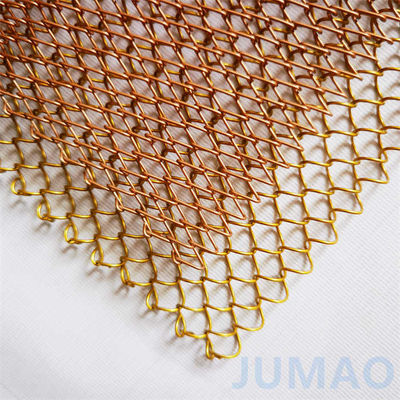Zilveren kleur Diamantenvormig gat Decoratief Sprial Mesh Gordijn