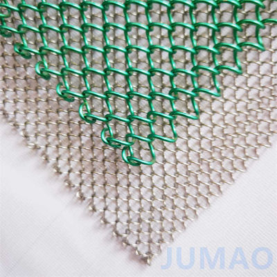 2.0mm naadloos geweven metaal mesh gordijn textuur voor elegante decoratie