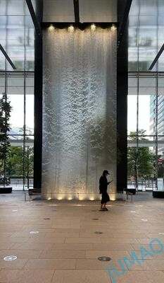 Flexible water mesh gordijn lichtgewicht constructie voor de ruimte