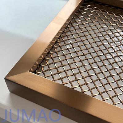 Architectonische schermen Ruimteverdelers van decoratief gaasnet en interieur