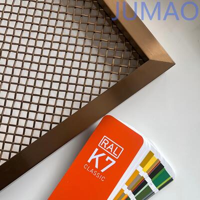 Lichtgewicht Visueel Aantrekkelijk Decoratief Draadgaas Ontworpen voor Gebouwdecoratie