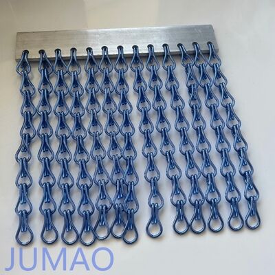 Duurzame Aluminium Metalen Kettinggordijnen Ontworpen Voor Balkonruimte Scheiding