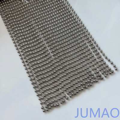 Lightweight Durable Metal Beaded Curtain Decorative Partition Doorway Divider For Interior Design