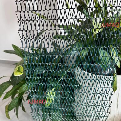 Architectonisch gaas Geplooid metalen gaas Roestvrij stalen haak geweven gaas