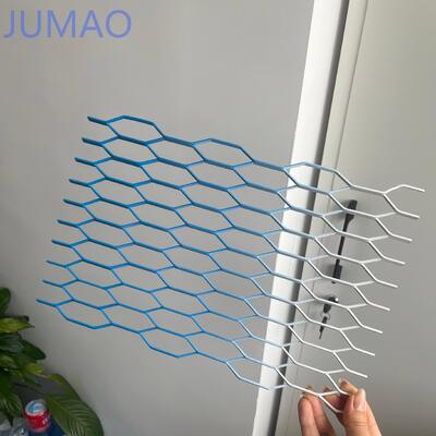 Custom Color Expanded 304 roestvrij staal metalen mesh paneel voor het bouwen van buitengevels